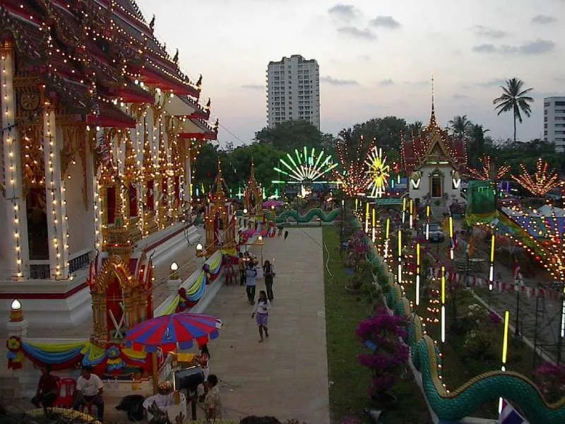 Karon Temple Market at Wat Karon, Phuket