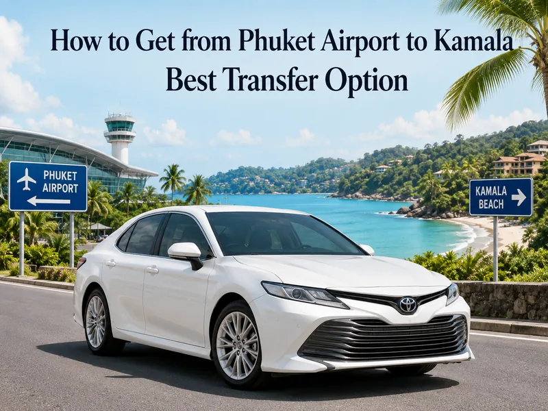 Taxi from Phuket airport to Kamala