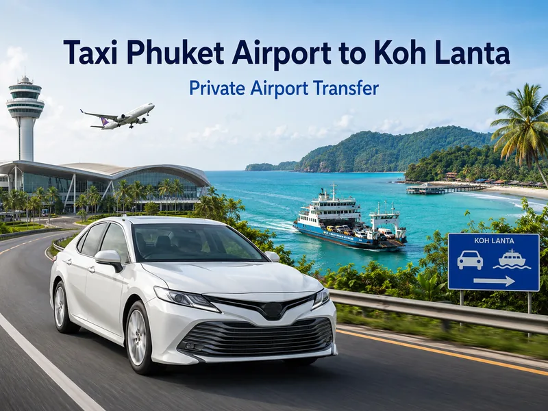 Taxi from Phuket airport to Koh Lanta