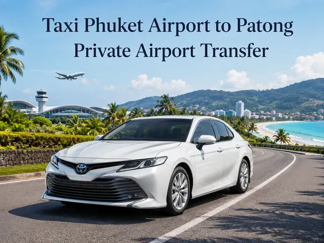 Taxi from Phuket airport to Patong